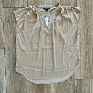 NWT Banana Republic Tan Sleeveless Top